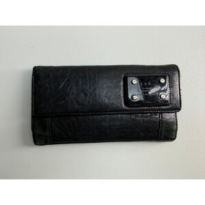 Women's L.A.M.B. Black Leather Wallet